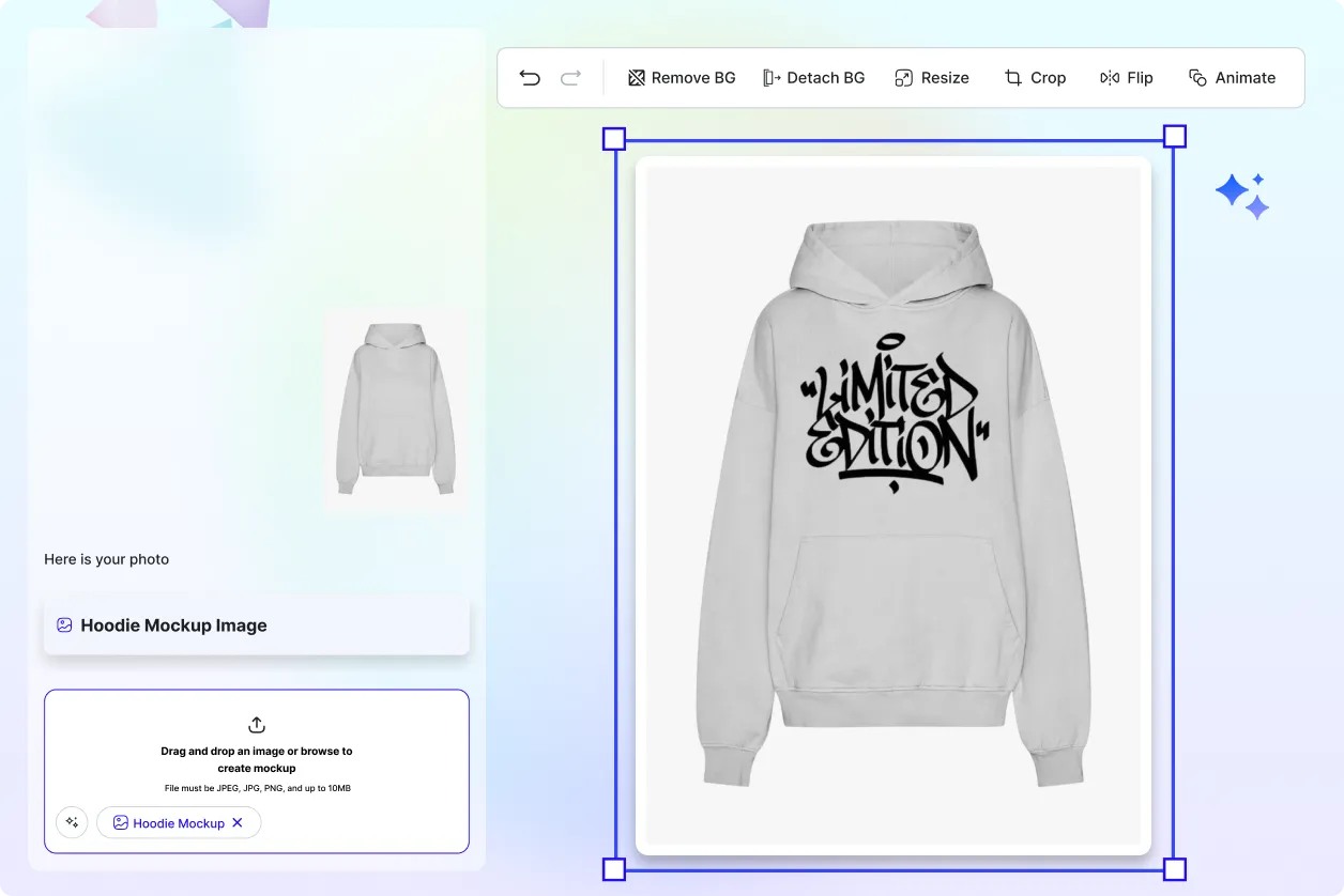 Free AI Hoodie Mockup Image Generator, Free AI Hoodie Mockup Maker Online